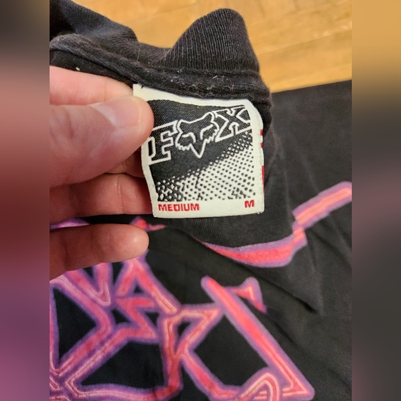 Mens VINTAGE Fox Racing Tee Medium - Picture 3 of 5